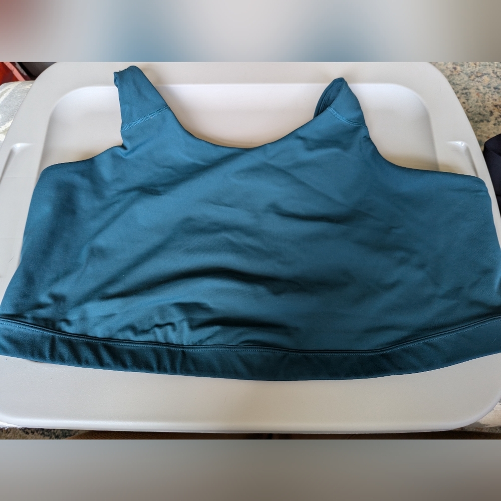 OLD NAVY Strappy Twist Sports Bra - Powersoft Plus 3X - Teal